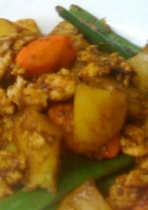 カレーフレークで蒸し野菜の焼カレー-レシピのメイン写真