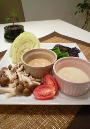 和風のコクウマ♪バーニャカウダ-レシピのメイン写真