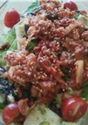 キムチとお豆腐のサラダ-レシピのメイン写真