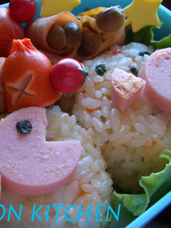 キャラ弁☆ギョギョおさかな-レシピのメイン写真