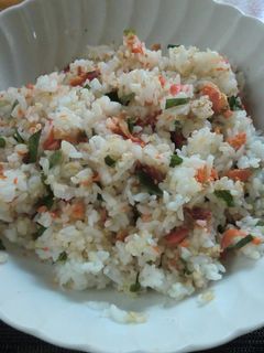 梅と鮭の混ぜご飯-レシピのメイン写真