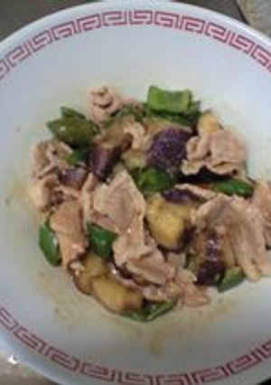 豚肉ピーマンナスの味噌炒め-レシピのメイン写真