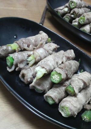 簡単! ルクエ de オクラの豚肉巻き-レシピのメイン写真