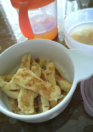 備忘録 フレンチトースト 離乳食-レシピのメイン写真