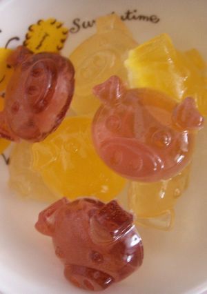 ジュースで作るカンタングミ-レシピのメイン写真
