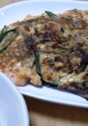 ふわふわ♪豆腐のキムチ海鮮チヂミ-レシピのメイン写真