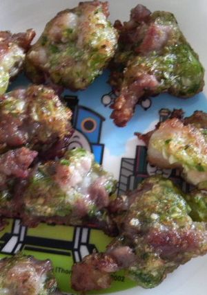 幼児食☆パクパク　豚肉揚げ　野菜の衣-レシピのメイン写真