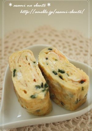 お弁当おかず☆ふりかけ入り玉子焼き-レシピのメイン写真