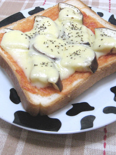 朝食に♡ナスチーズトースト-レシピのメイン写真