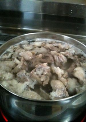 牛スジ肉の下ごしらえ-レシピのメイン写真