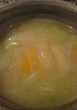 ズイキ（ハスイモ）の味噌汁★-レシピのメイン写真