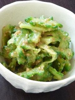 ゴーヤの胡麻和え-レシピのメイン写真