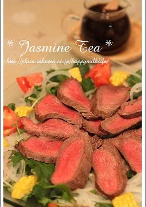 牛肉のたたきとアメ玉にんにくソース♪-レシピのメイン写真