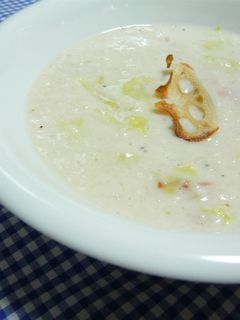 うま(♥´ω`)長芋と蓮根の食べるスープ-レシピのメイン写真
