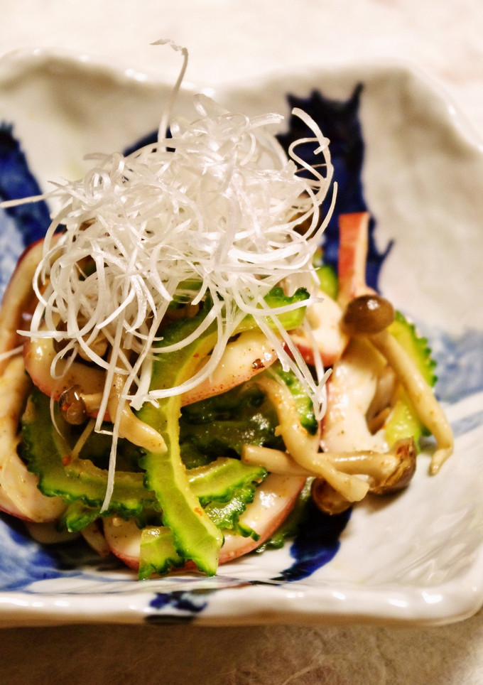 イカとゴーヤの中華風和え物-レシピのメイン写真