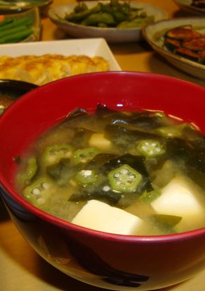 おくらのお味噌汁✿-レシピのメイン写真
