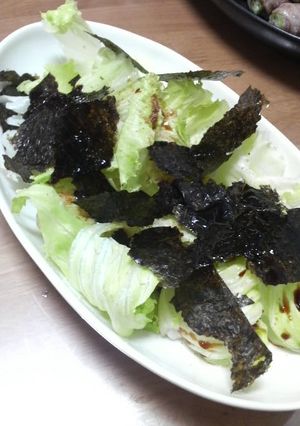 超簡単! ちぎって☆ レタス サラダ-レシピのメイン写真