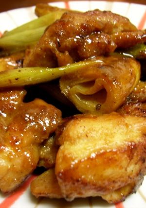 鶏肉と葱の味噌カレー煮込み-レシピのメイン写真