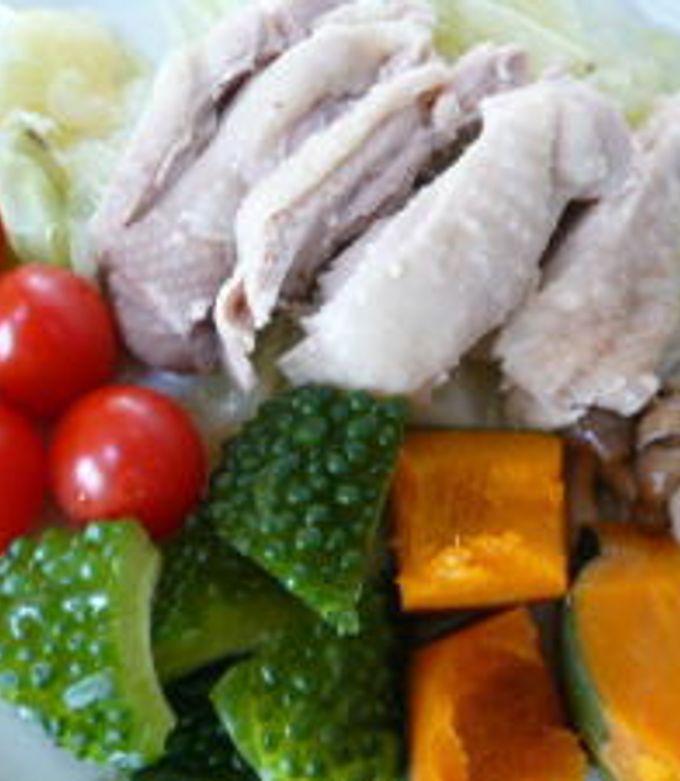 レンジで蒸し鶏-レシピのメイン写真