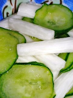 ☀夏はサッパリ きゅうりと長いもの酢の物-レシピのメイン写真