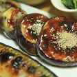 丸茄子のしぎ焼き