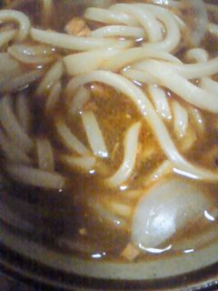 簡単!5分で!食べるラー油でカレーうどん-レシピのメイン写真