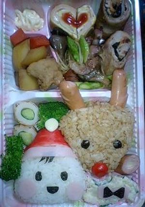 赤鼻のトナカイさんのおにぎり-レシピのメイン写真
