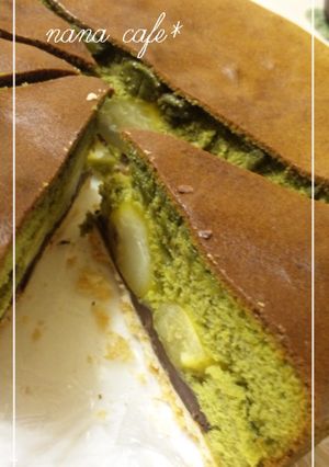 絶品!チョコと栗の抹茶ケーキ♪-レシピのメイン写真