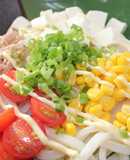 小学生にだって作れる簡単サラダうどん♪