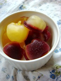 ジュースで簡単!カラフルアイス☆-レシピのメイン写真