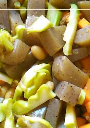 ヘルシーぴり辛こんにゃくの炒め煮-レシピのメイン写真