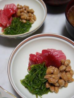 盛り付けるだけ!まぐろ★納豆★めかぶ-レシピのメイン写真