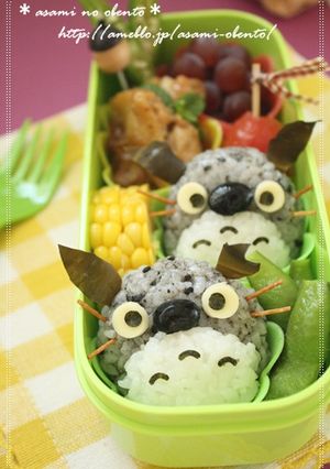 簡単キャラ弁＊ころころトトロ-レシピのメイン写真