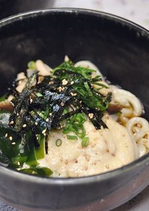 ぶっかけうどん♪　山かけうどん-レシピのメイン写真