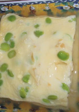 ルクエで♡和風あんかけの蒸し豆腐風-レシピのメイン写真