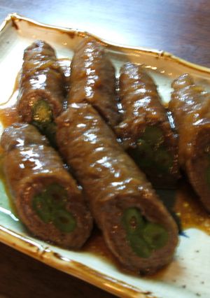 インゲンの牛肉マキマキ(๑→‿ฺ←๑)♪-レシピのメイン写真