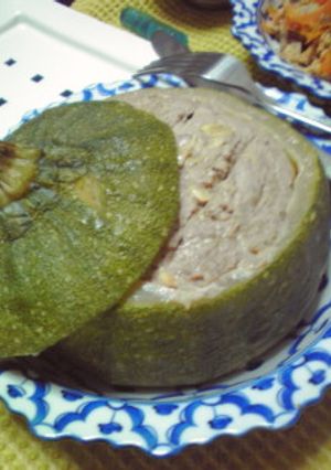 肉詰め丸ズッキーニ-レシピのメイン写真