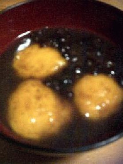 かぼちゃ餅ぜんざい-レシピのメイン写真
