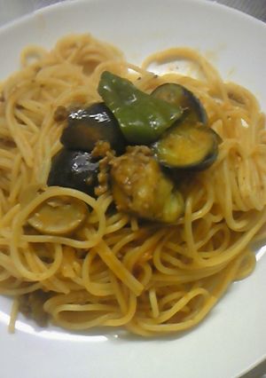 ☆彡茄子とミートソースのパスタ☆彡-レシピのメイン写真