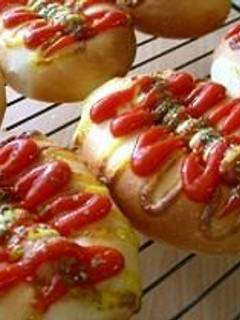 自家製酵母でウインナーパン(元種)-レシピのメイン写真