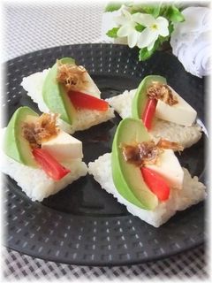 クリームチーズのライスカナッペ-レシピのメイン写真