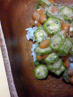 簡単☆オクラ納豆丼-レシピのメイン写真