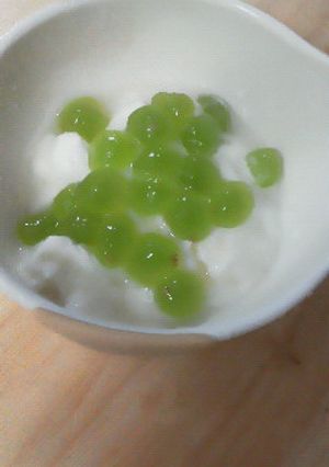 離乳食 ぶどうヨーグルト-レシピのメイン写真