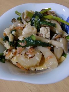 小松菜と豆腐の煮もの-レシピのメイン写真