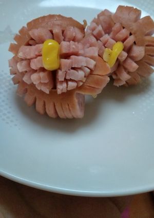 キャラ弁に☆お花-レシピのメイン写真