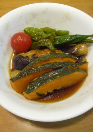 夏野菜の揚げ浸し-レシピのメイン写真