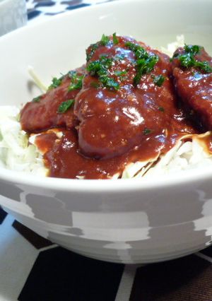 デミ味噌カツ丼-レシピのメイン写真
