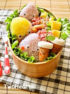 キャラ弁に◎さつま芋君と焼き芋ちゃん◎-レシピのメイン写真