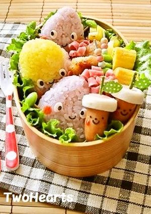 キャラ弁に◎さつま芋君と焼き芋ちゃん◎-レシピのメイン写真