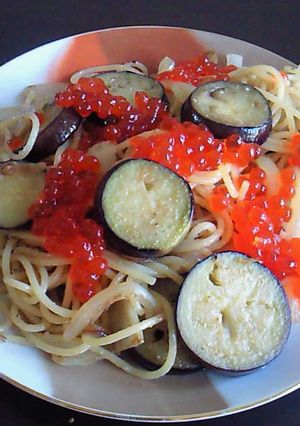 いくらと茄子のアンチョビパスタ-レシピのメイン写真